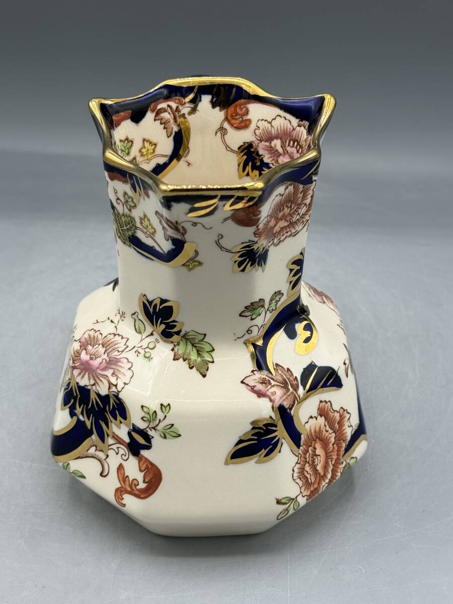 英国 Mason's メイソンズ ジャグ Mandalay 水差し 高さ14cm 花瓶 (790)_画像3