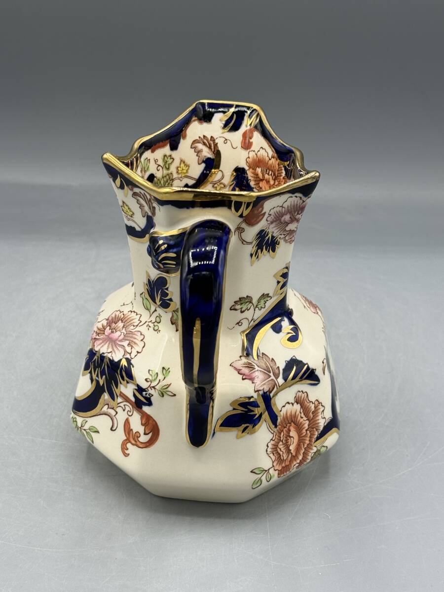 英国 Mason's メイソンズ ジャグ Mandalay 水差し 高さ14cm 花瓶 (790)_画像5