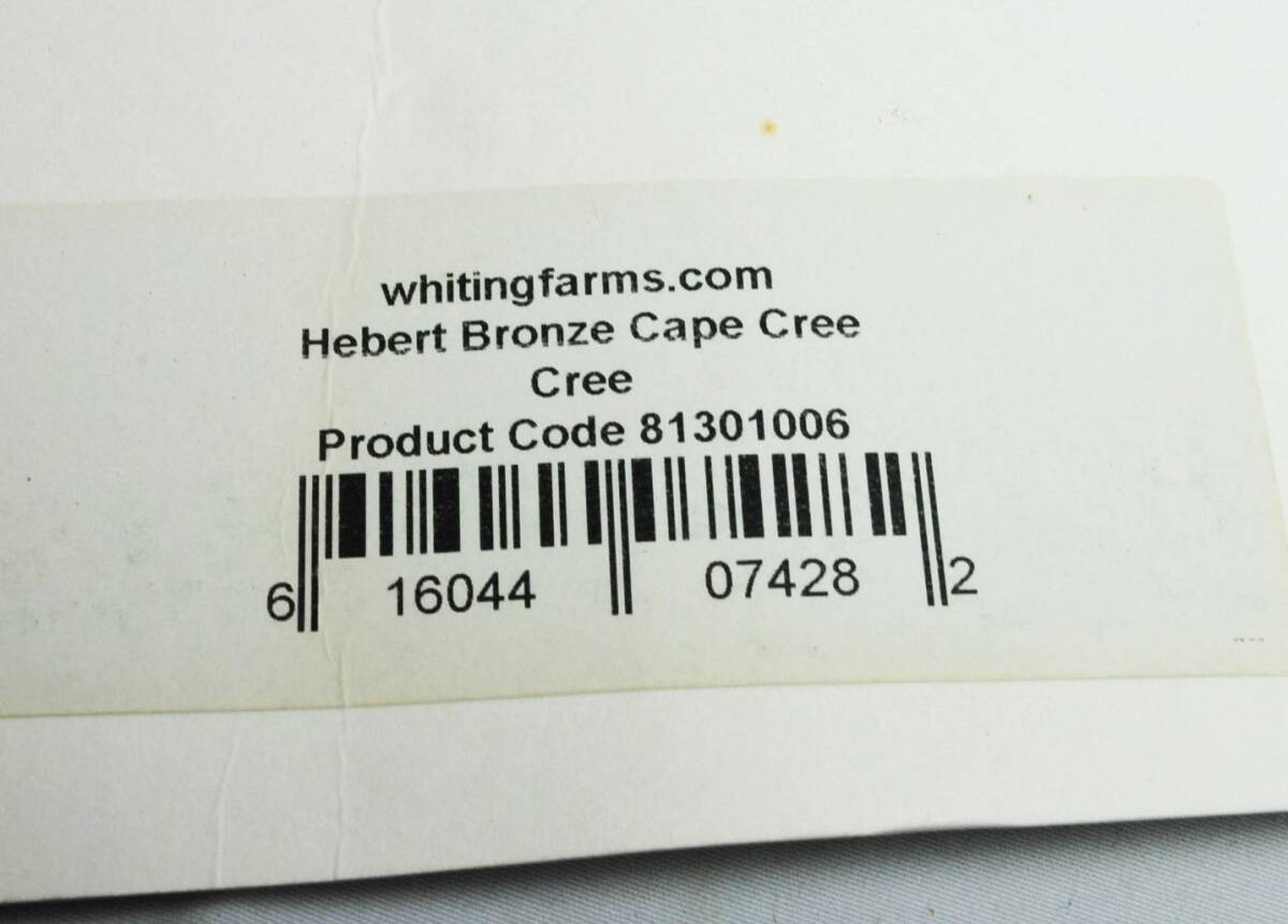 WHITING ドライフライ ハックル Hebert Bronze Cape Cree ORVIS HARDY バンブー PEZON DYNA-KING ダイナキング SIMMS HOFFMAN METZの画像9