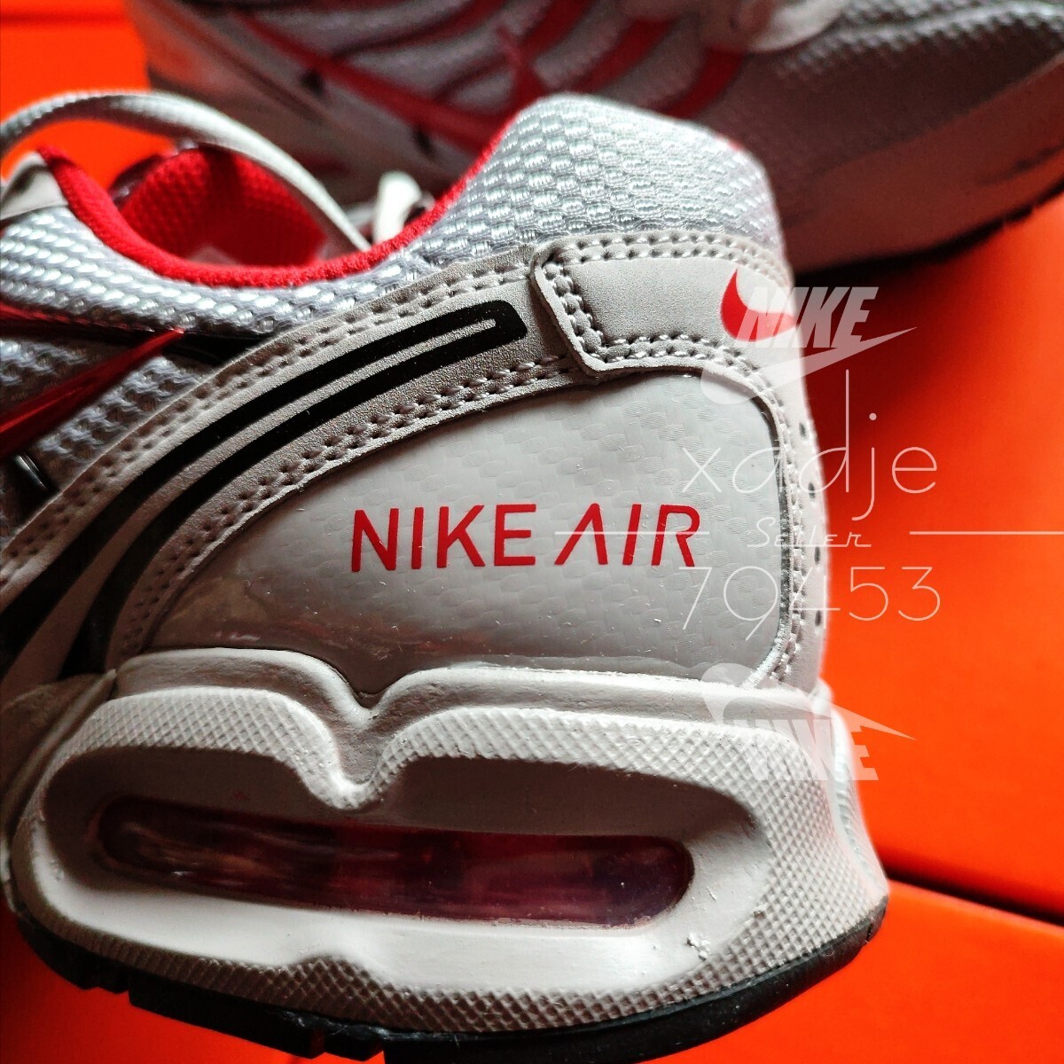  новый товар стандартный товар NIKE Nike AIR MAX TORCH 4 air max фонарь пепел серый красный красный чёрный градация 25.5cm US7.5 с коробкой 