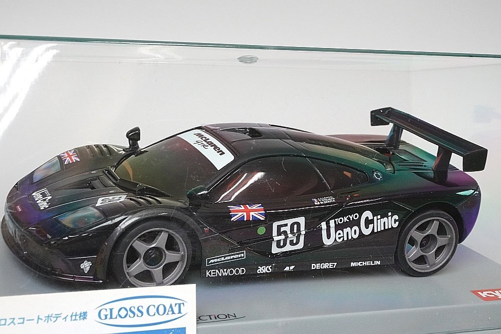 KYOSHO 京商 MINI-Z ミニッツ シャーシ用 McLaren マクラーレン F1 GTR 上野クリニック #59 ボディ_画像1