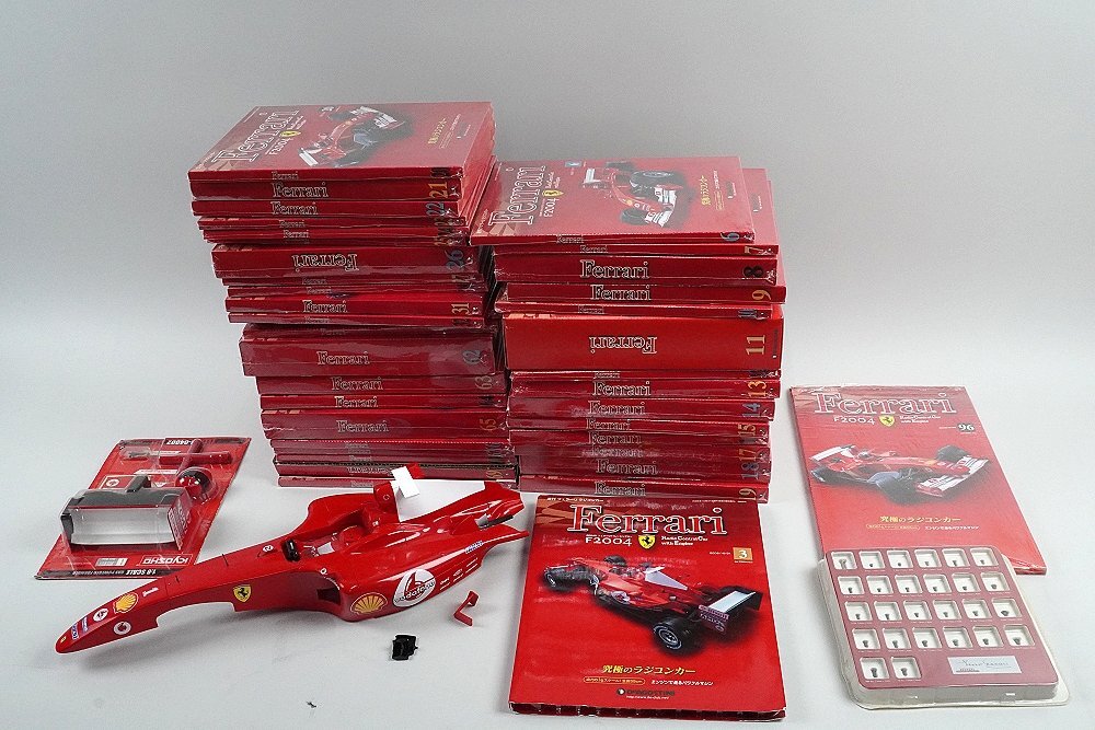 デアゴスティーニ 1/8 週刊 フェラーリ F2004 GP RC ラジコンカー Vol.3 / 6-19 / 20-28 / 31-33 / 61-70 / 96 ※部品取り 69号 欠品有_画像1