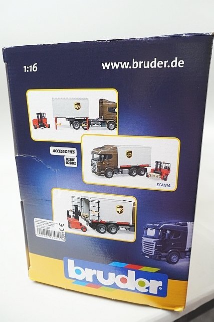 BRUDER ブルーダー 1/16 スカニア Scania UPS & フォークリフト 03581_画像9