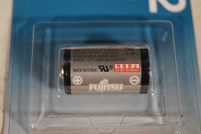 * FUJITSU Fuji tsuuCR2 lithium battery jpy tube shape battery 6 piece set * unopened CR2C(B)