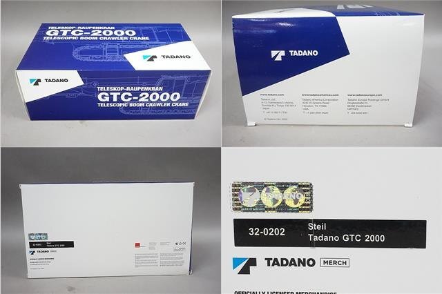 IMC 1/50 TADANO "тадано" Steel GTC-2000 телескопический стрела гусеничный ход кран строительная техника / тяжелое оборудование 32-0202