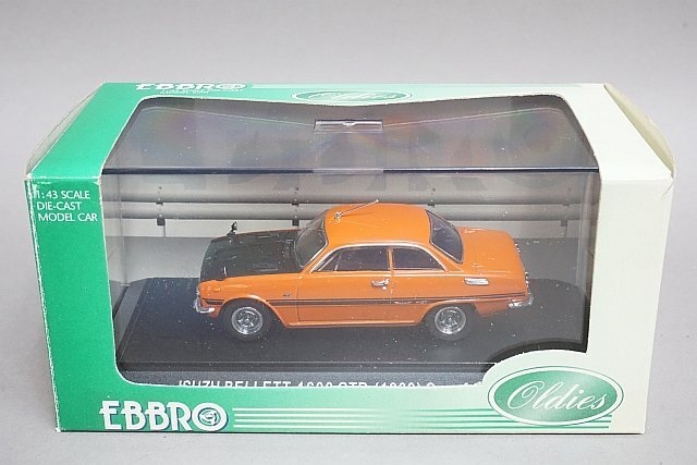 EBBRO エブロ 1/43 ISUZU いすゞ ベレット 1600GTR 1969 オレンジ 43307_画像4