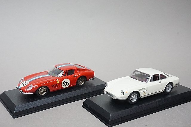 BESTMODEL ベストモデル 1/43 Ferrari フェラーリ 330 GTC 1966 / 275 GTB 4 LM 1966 #26 ※外箱相違 2点セットの画像1