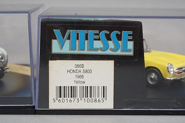 VITESSE ビテス 1/43 ホンダ S800 1966 イエロー / ルノー R4 スーパー 1962 2点セット_画像10