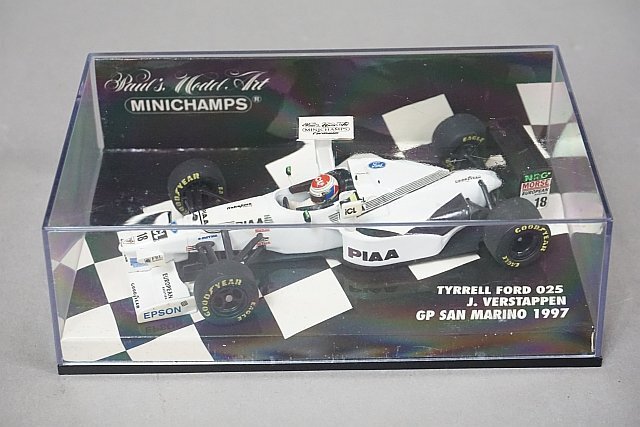 ミニチャンプス PMA 1/43 Tyrrell Ford ティレル フォード 025 J.フェルスタッペン サンマリノGP 1997 #18 430970028の画像2
