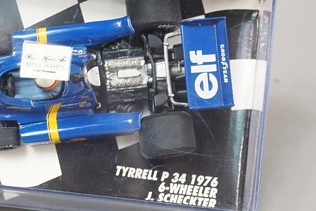 ミニチャンプス PMA 1/43 Tyrrell ティレル P34 J.シェクター 1976 #3 6輪車 430760003の画像3