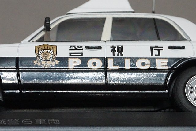 RAI'S レイズ 1/43 NISSAN 日産 CREW パトカー2007 警視庁所轄署 地域警ら車両 (丸3) 宮沢模型株式会社限定生産商品 HL430701の画像2