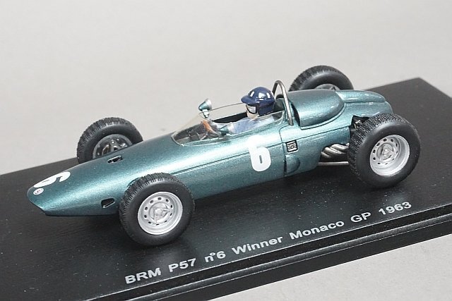 Spark Spark 1/43 BRM P57 G. Hill Monaco GP 1963 #6 S1628