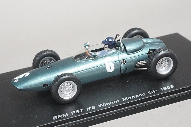 Spark スパーク 1/43 BRM P57 G.ヒル モナコGP 1963 #6 S1628の画像1