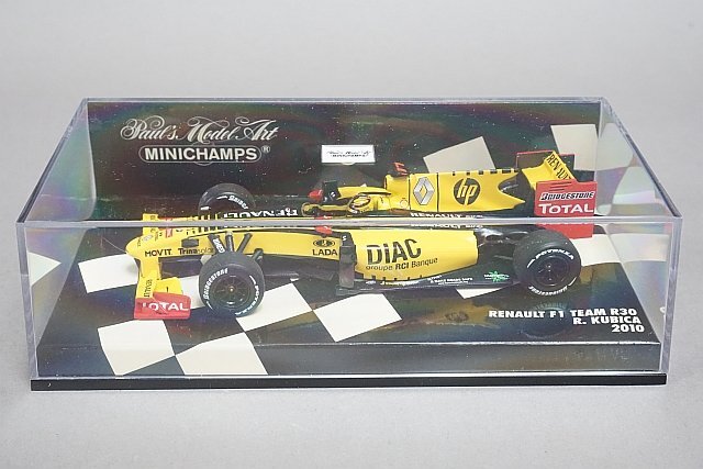 ミニチャンプス PMA 1/43 RENAULT ルノー F1 TEAM R30 R.クビサ 2010 #11 410100011の画像5