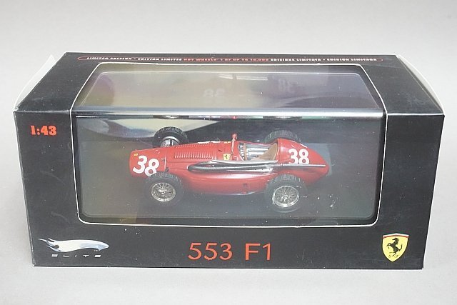 Hot Wheels ホットウィール 1/43 FERRARI フェラーリ 553 F1 SUPERSQUALO スペインGP M.ホーソーン 1954 #38 N5586の画像3