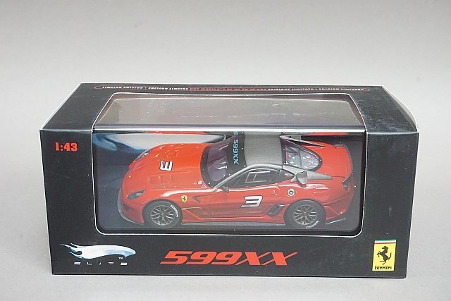 Hotwheels ホットウィール 1/43 Ferrari フェラーリ 599XX エリート #3 T6263_画像4