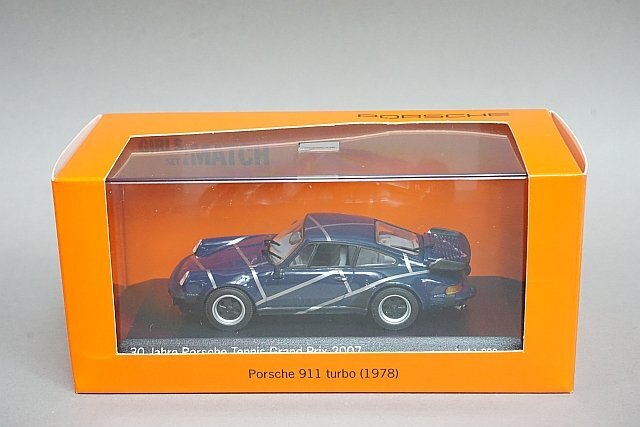  Minichamps PMA 1/43 Porsche Porsche 911 турбо 1978 Porsche теннис GP 30 годовщина 2007 MAP020PTGP17