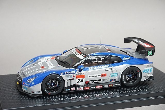 EBBRO EBBRO 1/43 NISSAN Nissan Advan KONDO GT-R super GT500 Rd.2 Fuji 2011 #24 44543