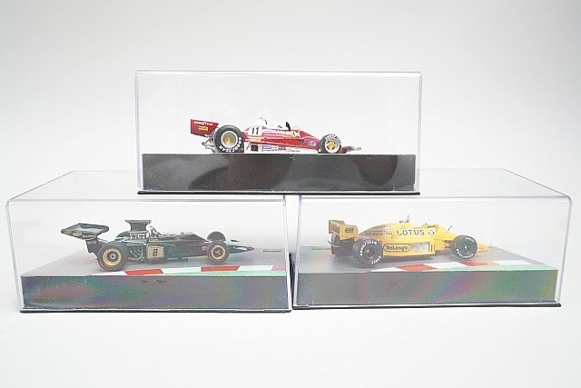 デアゴスティーニ 1/43 F1マシンコレクション No.2 ロータス 99T 中嶋悟 1987 #11 など3点セット ※外箱等欠品の画像2