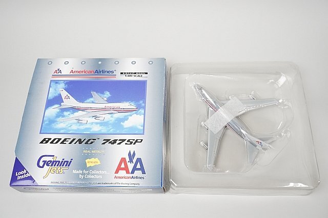 ★ Gemini Jets ジェミニ 1/400 B747SP AA アメリカン N602AA GJAAL048_画像7