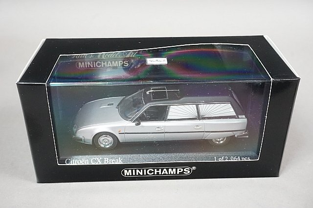 Minichamps PMA 1/43 Citroen Citroen CX Break Break Hearse катафалк 1980 серебряный 400111495