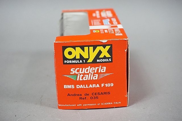 onyx オニキス 1/43 Scuderia Italia スクーデリア イタリア BMS ダラーラ F189 A.D.チェザリス 1989 #22_画像9