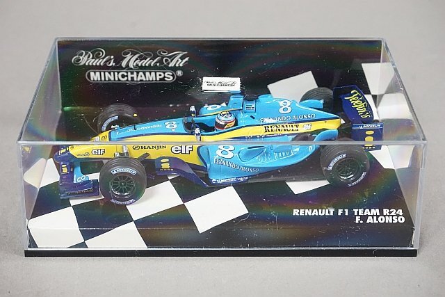 ミニチャンプス PMA 1/43 Renault ルノー F1 チーム R24 F.アロンソ #8 400040008_画像2