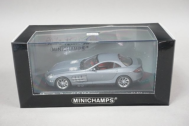 ミニチャンプス PMA 1/43 Mercedes Benz メルセデスベンツ SLR McLaren マクラーレン 2003 ダークシルバー 400033022_画像5