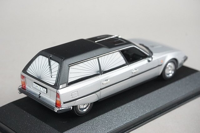 ミニチャンプス PMA 1/43 Citroen シトロエン CX Break ブレーク Hearse 霊柩車 1980 シルバー 400111495_画像2