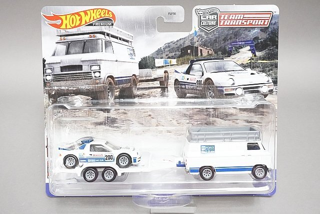 Hot Wheels ホットウィール 1/64 チームトランスポート フォード FORD RS200 & RALLY VAN_画像1