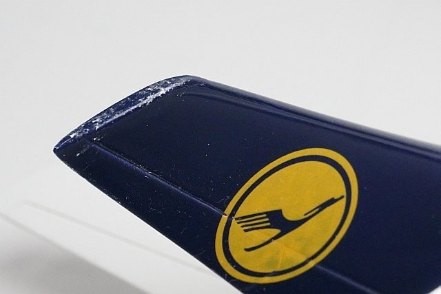 ★ Plane Model B747-430 Lufthansa ルフトハンザ航空 D-ABTH 全長約42cm 完成品_画像6