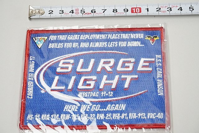 ★ SURGE LIGHT WESTPAC 11-12 ワッペン / パッチ ベロクロなし_画像4