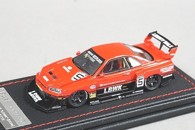 INNO イノモデル 1/64 Nissan 日産 スカイライン LBWK (ER34) スーパーシルエット #5 ※パーツ外れ有り IN64R-ER34-LBWK_画像1