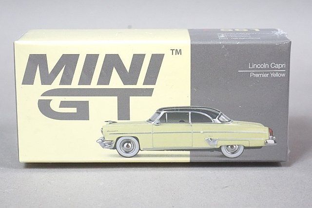 MINI GT / TSM トゥルースケール 1/64 Lincoln リンカーン カプリ プレミアイエロー 1954 (左ハンドル) MGT00561-L_画像1