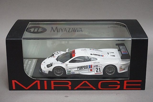 HPI ミラージュ 1/43 McLaren マクラーレン F1 GTR 富士 1000km 1999 #21 宮沢模型特注 8534_画像5