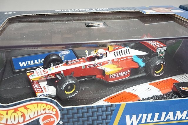 Hot Wheels ホットウィール 1/43 WILLIAMS ウィリアムズ F1 FW21 A.ザナルディ #5 24524 2点セット_画像2