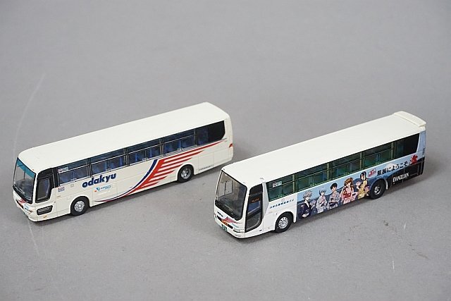 バスコレ 小田急箱根高速バス エヴァンゲリヲンラッピングバス 2号機 運行記念セット / トミカ ロンドンバス など10点セット_画像2