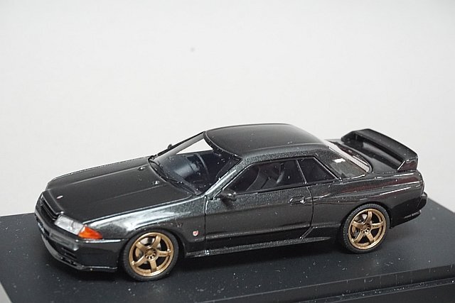 MARK43 マーク43 1/43 NISSAN 日産 スカイライン GT-R (BNR32) ニスモ カスタムバージョン ガングレーメタリック PM4304NGM_画像1