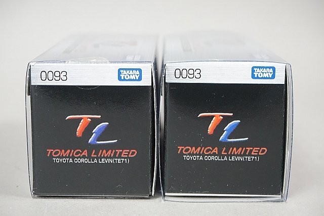 TOMICA トミカリミテッド 1/61 Toyota トヨタ カローラレビン (TE71) ネイビー / オレンジ 2点セット_画像2