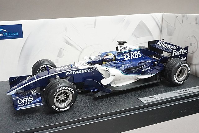 Hot Wheels ホットウィール 1/18 WILLIAMS ウィリアムズ F1 チーム FW28 N.ロズベルグ 2006 #10 J2979_画像1