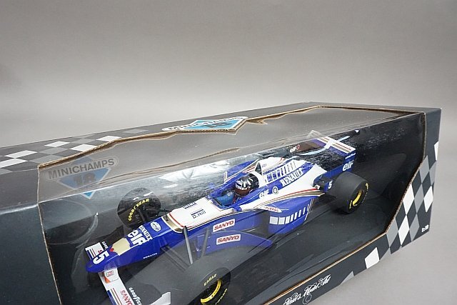 ミニチャンプス PMA 1/18 WILLIAMS RENAULT ウィリアムズ ルノー F1 FW18 RENAULT N5 D.ヒル WORLD CHAMPION 1996 #5 180960005_画像9