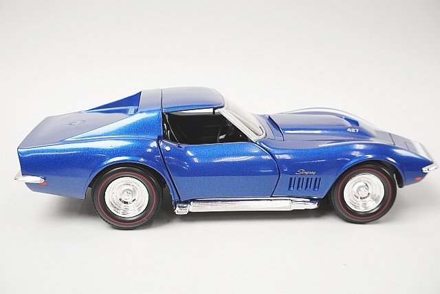 Hot Wheels ホットウィール 1/18 Chevrolet シボレー Corvette コルベット 1969 メタリックブルー ※本体のみ_画像3