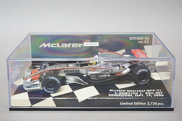 ミニチャンプス PMA 1/43 マクラーレンメルセデス MP4-21 L.ハミルトン 2006 530064384_画像4