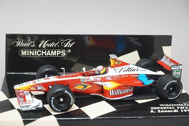 ミニチャンプス PMA 1/43 ウィリアムズ スーパーテック FW21 アレッサンドロ・ザナルディ F1 1999 #5 430990005_画像1