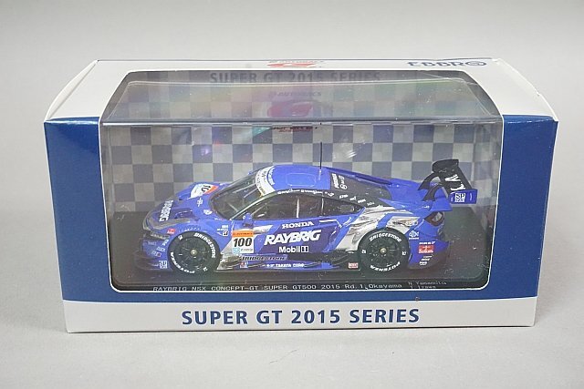 EBBRO エブロ 1/43 Honda ホンダ RAYBRIG レイブリック NSX CONCEPT-GT スーパー GT500 Rd.1 Okayama 2015 #100 45271_画像7