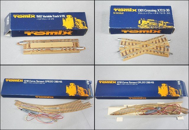 TOMIXto Mix N gauge 1501.. lamp attaching rail M70 / 1212 new electric Point PL541-15 left roadbed etc. various set 