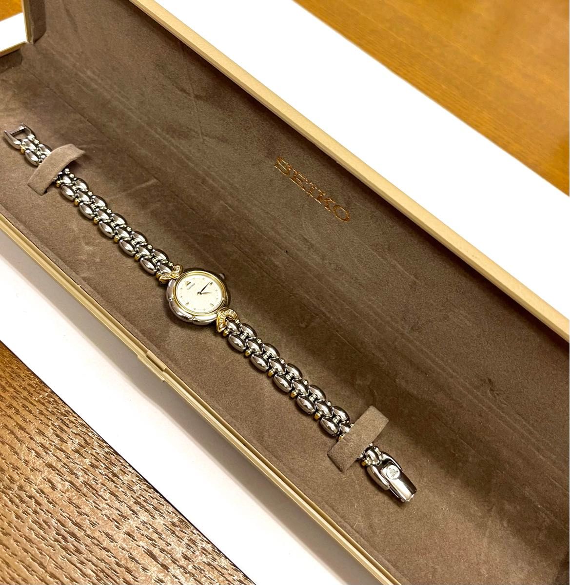 稼働 極美品 SEIKO CREDOR 18KT クレドール 天然ダイヤモンド 稼働 極美品 SEIKO CREDOR 18KT クレドール 天然ダイヤモンド