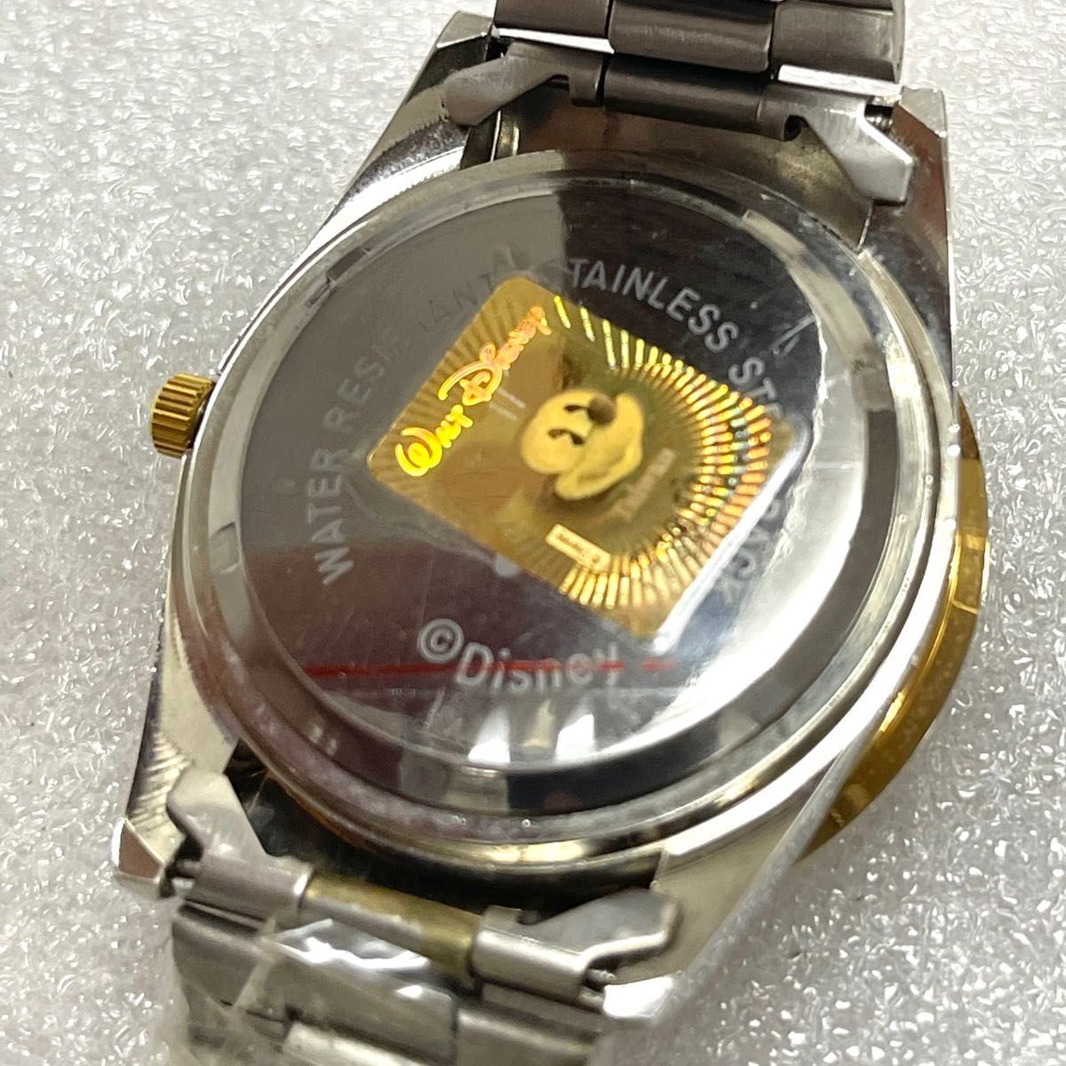 稼働　未使用　mickey Disney 腕時計　メンズ　ミッキー　腕時計　キラキラ　ストーンベゼル　ミッキーマウス　時計
