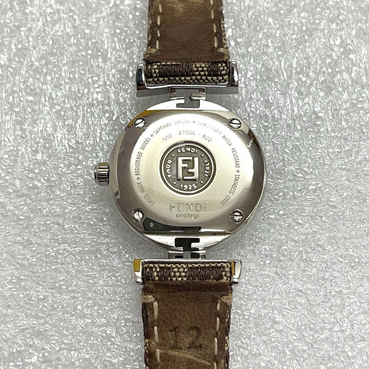 稼働 本体美品 FENDI オロロジ クォーツ モーダ ズッカ 稼働 本体美品 FENDI オロロジ クォーツ モーダ ズッカ
