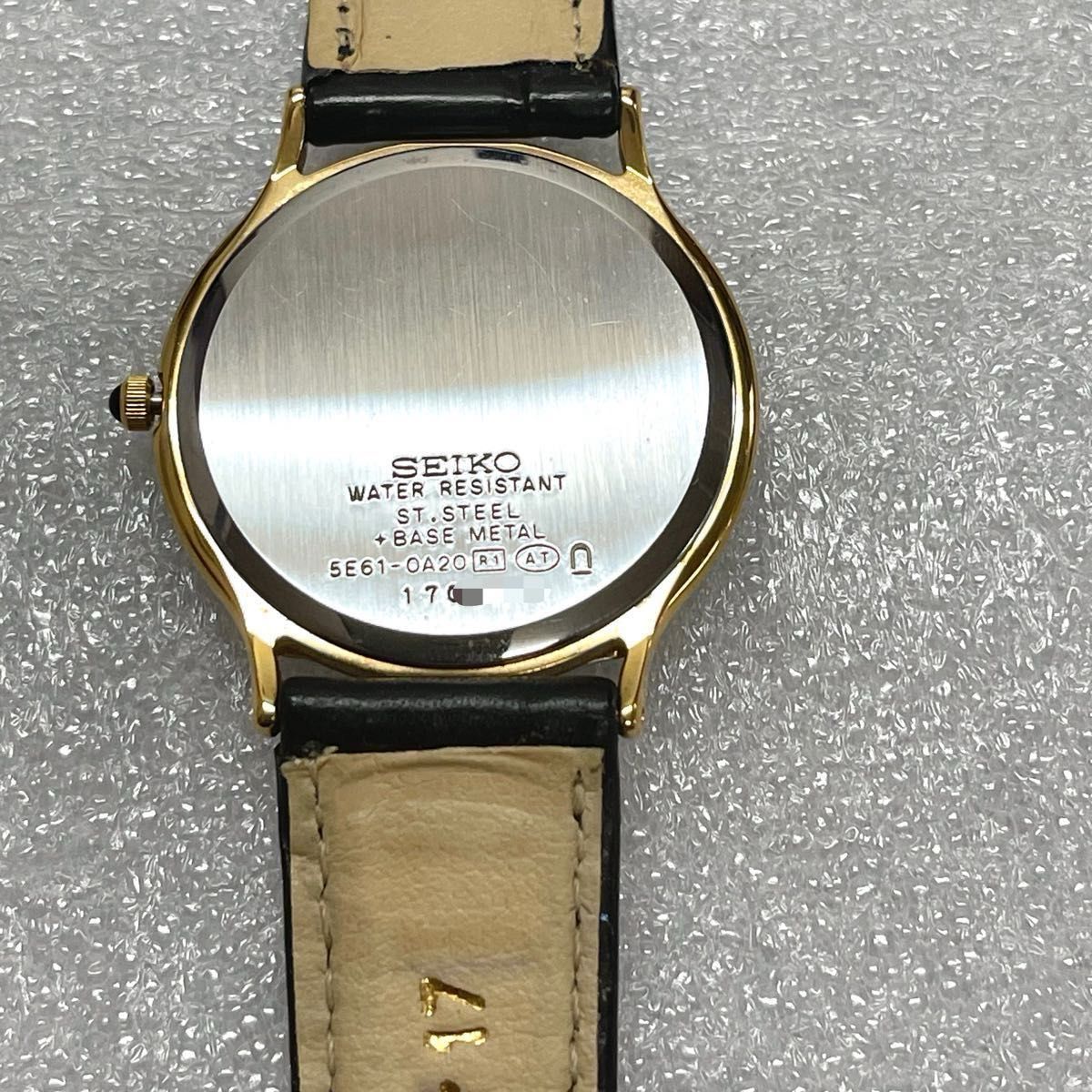 稼働 美品 SEIKO DOLCE シェル文字盤 コンビ ローマン 高級 稼働 美品 SEIKO DOLCE シェル文字盤 コンビ ローマン 高級